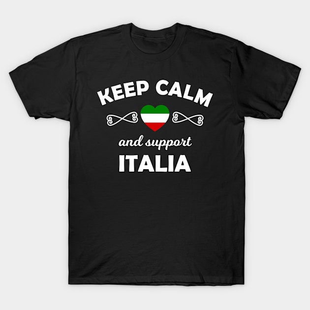 Italy supporters T-Shirt by Karpatenwilli